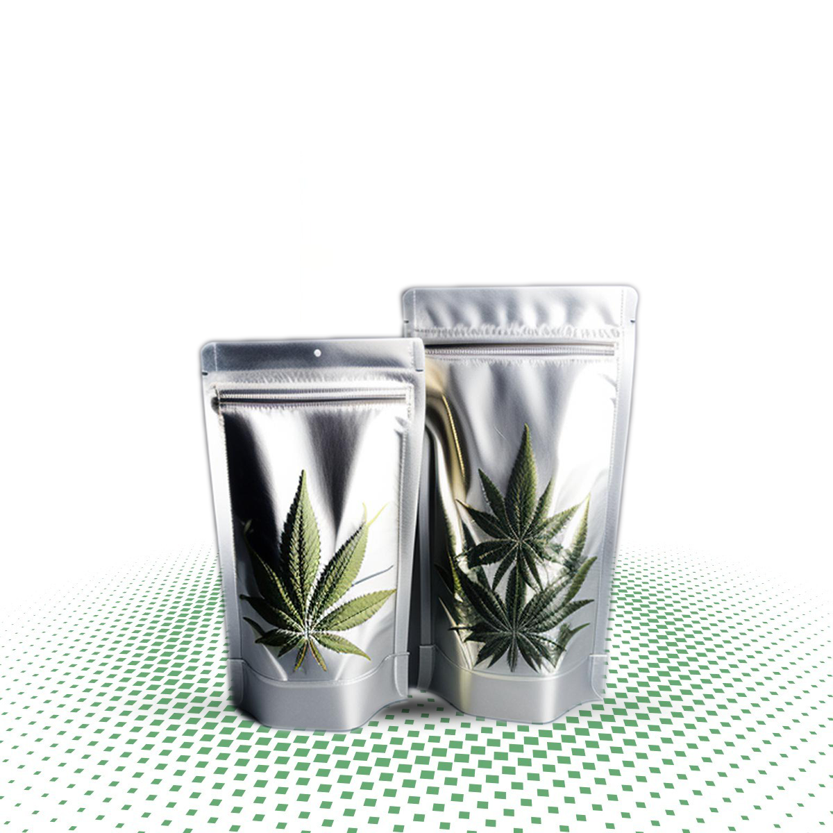 custom cannabis mylar bags ()